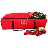 Barlborough - Bolsa de almacenamiento para árbol de Navidad (tamaño grande- 135 x 54 x 38 cm)- protección para árboles…